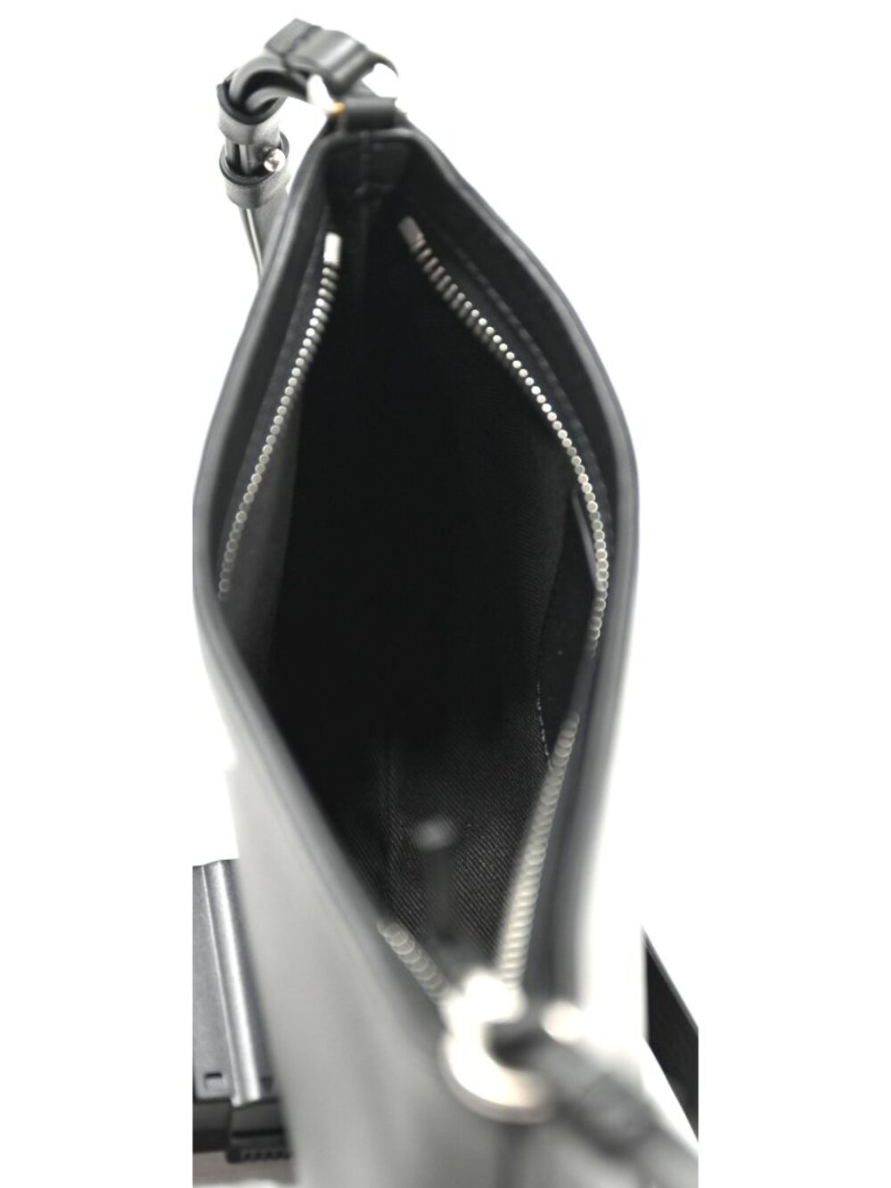 Palm Angels Classic Logo Lea Giorgina Bag in Black - Picture 7 of 10